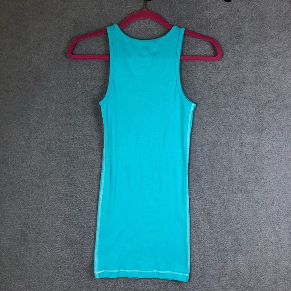 Aeropostale Y2K Teal Tank Top size M - Picture 3 of 4